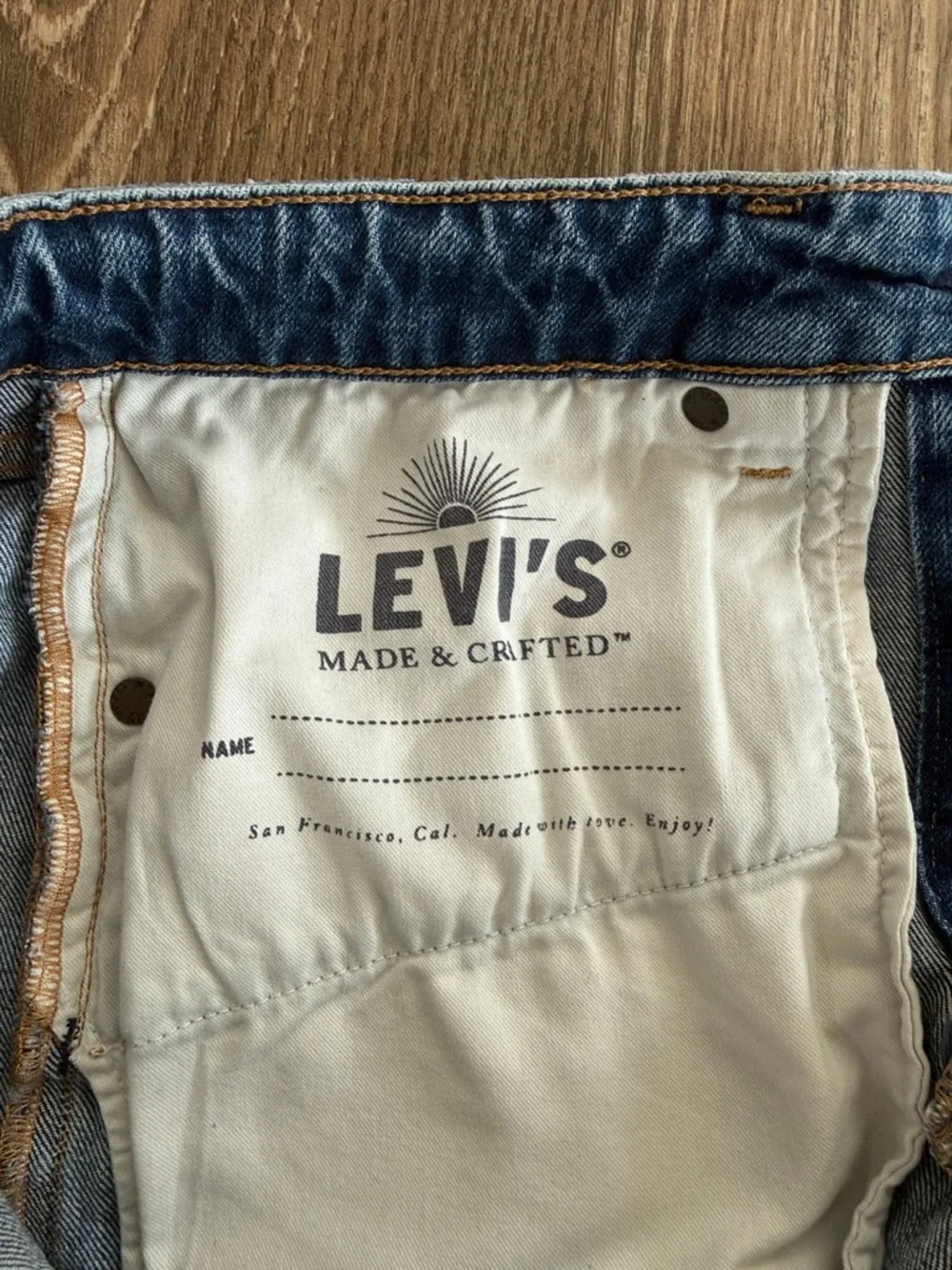 Levi's Men's Straight Light Blue Denim Jeans 32/32 - Picture 5 of 8